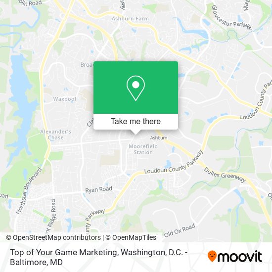 Top of Your Game Marketing map