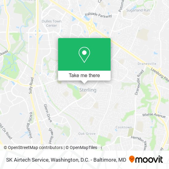 SK Airtech Service map