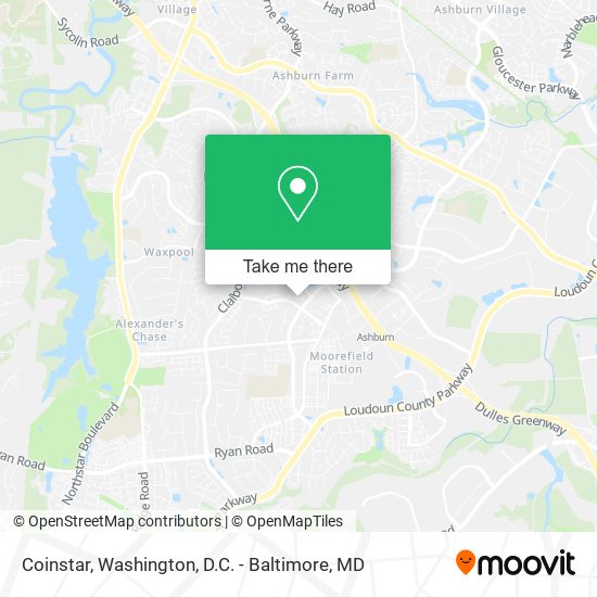 Mapa de Coinstar