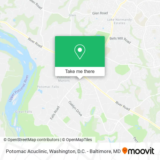 Potomac Acuclinic map