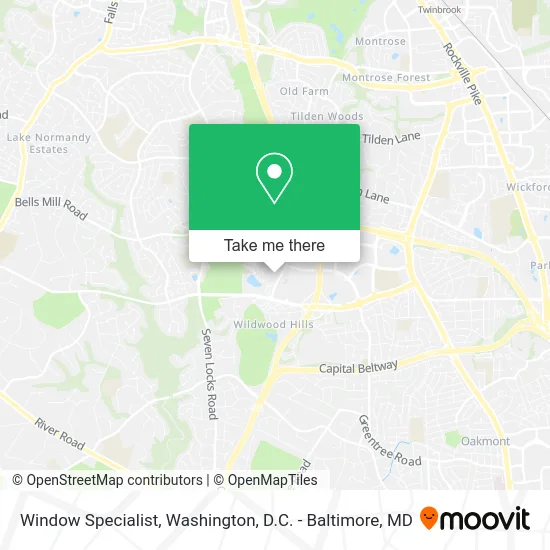 Window Specialist map