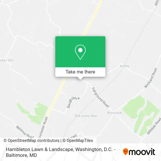 Hambleton Lawn & Landscape map