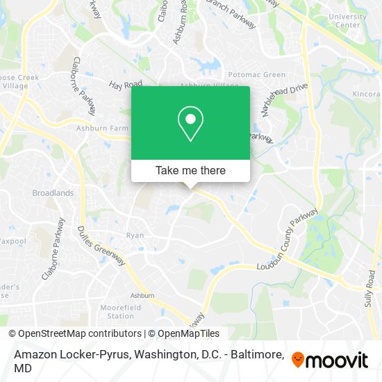 Mapa de Amazon Locker-Pyrus