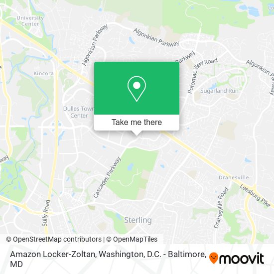 Amazon Locker-Zoltan map