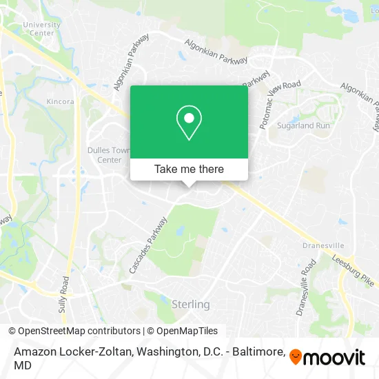 Mapa de Amazon Locker-Zoltan