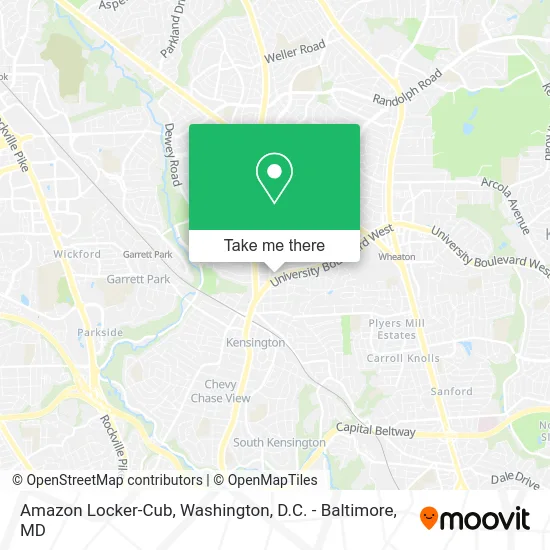 Amazon Locker-Cub map