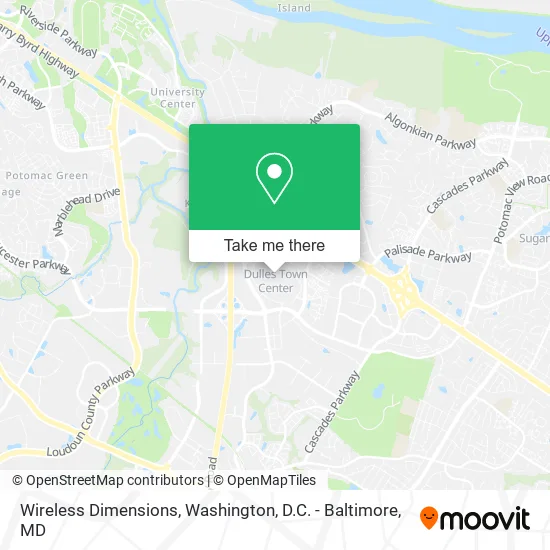 Wireless Dimensions map