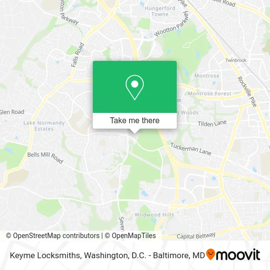Keyme Locksmiths map