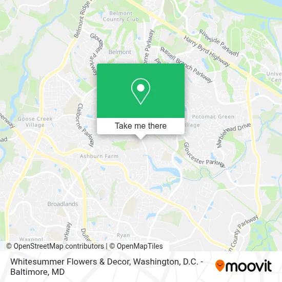 Whitesummer Flowers & Decor map