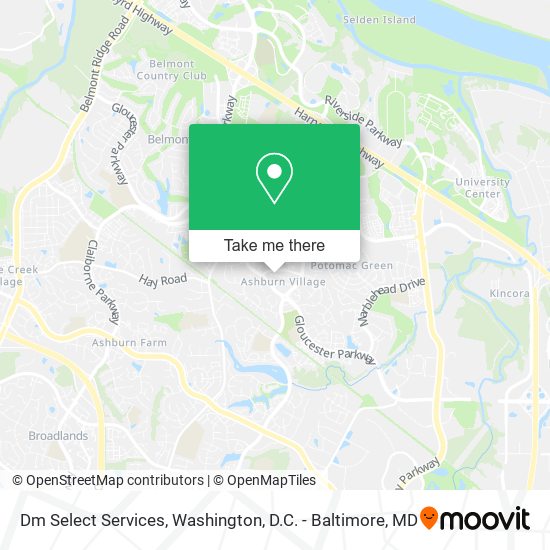 Mapa de Dm Select Services