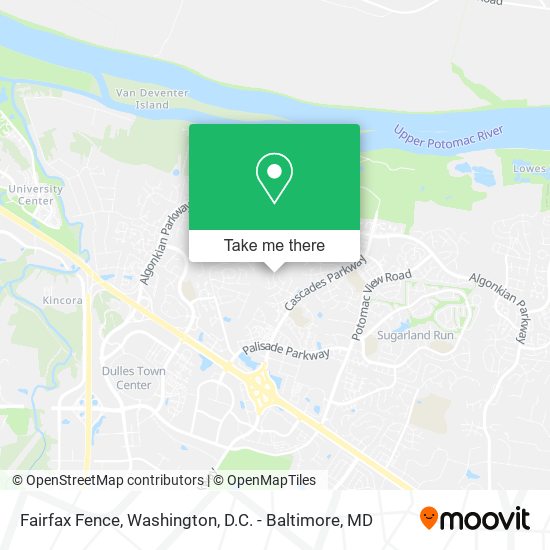 Mapa de Fairfax Fence