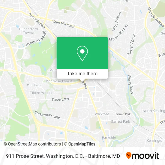 911 Prose Street map