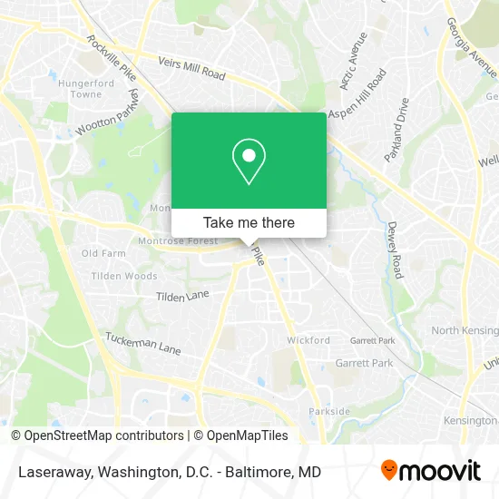 Laseraway map