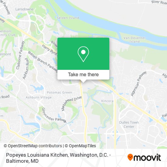 Popeyes Louisiana Kitchen map