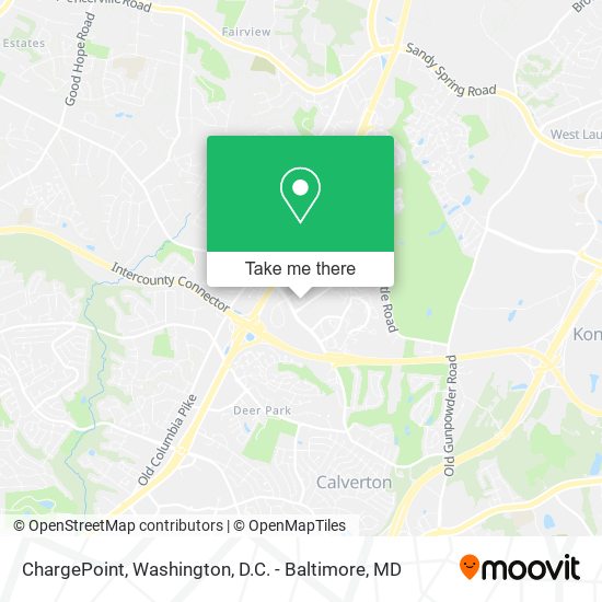 ChargePoint map