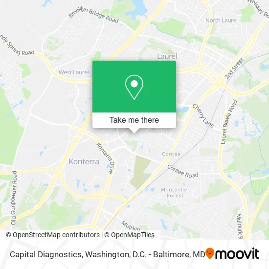 Capital Diagnostics map