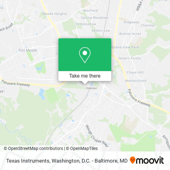 Mapa de Texas Instruments