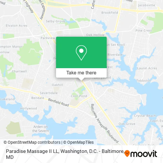 Paradise Massage II LL map