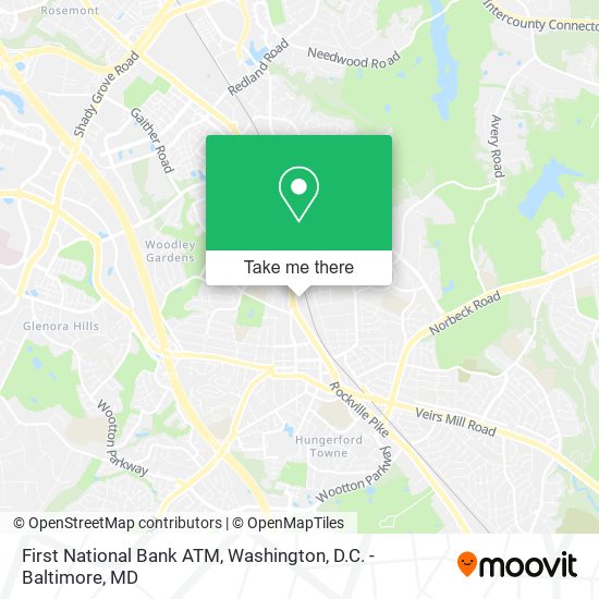 First National Bank ATM map