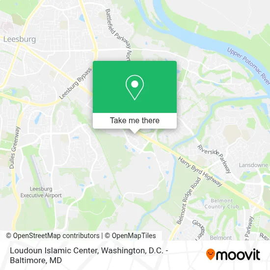 Loudoun Islamic Center map