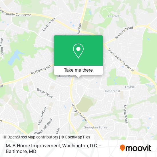 MJB Home Improvement map