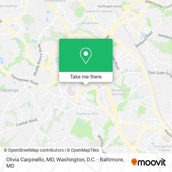Mapa de Olivia Carpinello, MD