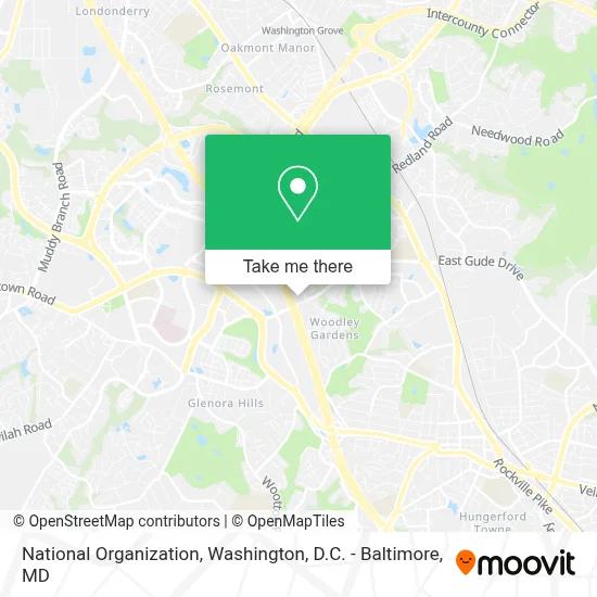 National Organization map