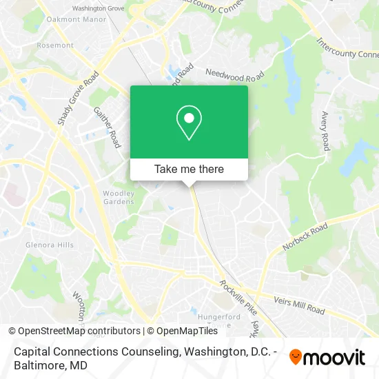 Capital Connections Counseling map