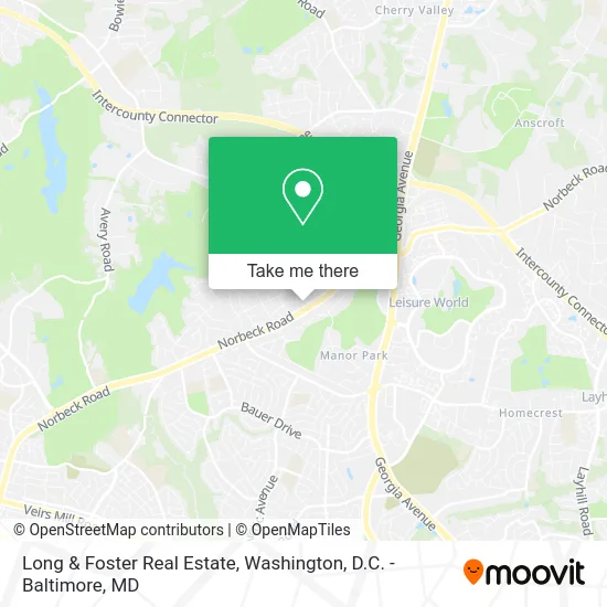 Long & Foster Real Estate map
