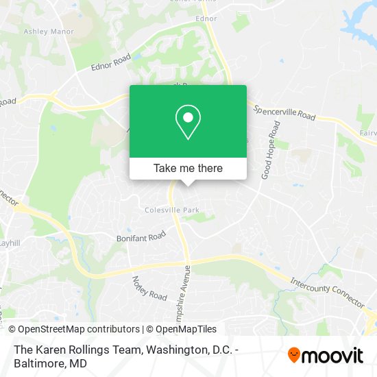 The Karen Rollings Team map