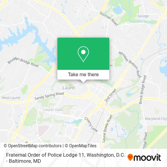 Fraternal Order of Police Lodge 11 map