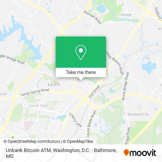 Unbank Bitcoin ATM map
