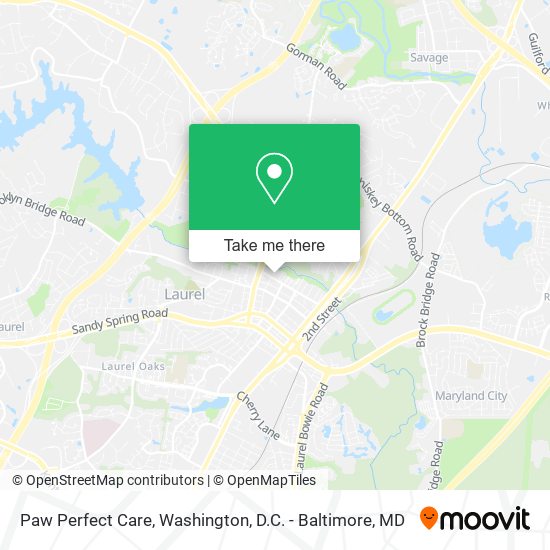 Paw Perfect Care map