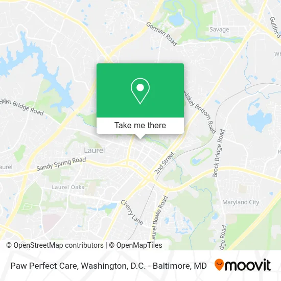 Paw Perfect Care map