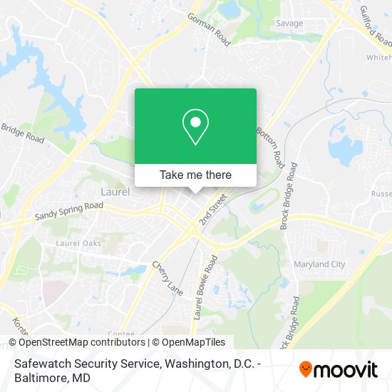 Mapa de Safewatch Security Service