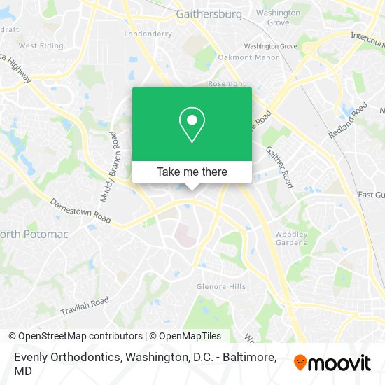 Mapa de Evenly Orthodontics