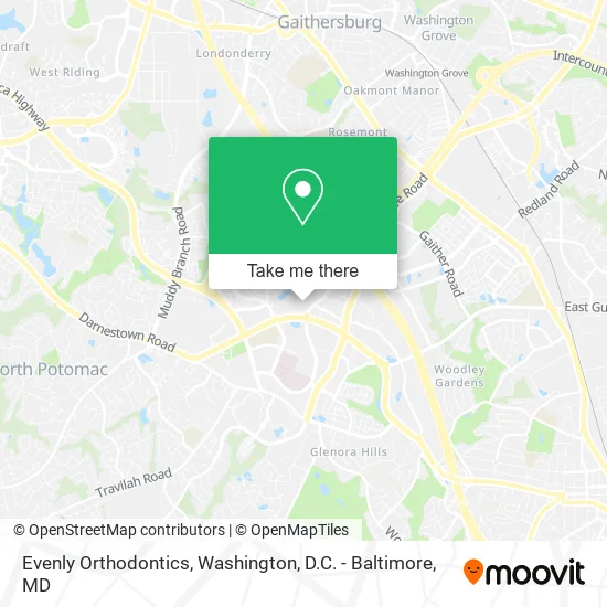 Evenly Orthodontics map