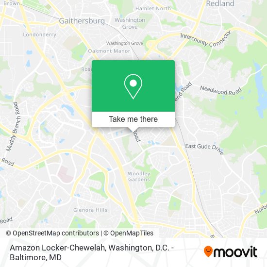 Amazon Locker-Chewelah map