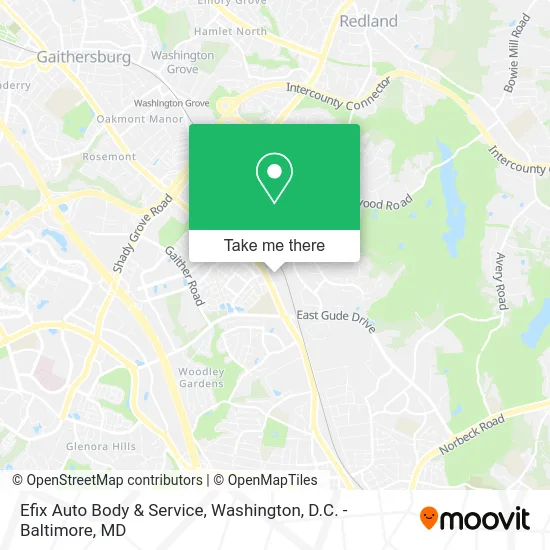 Efix Auto Body & Service map