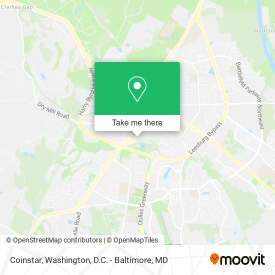 Coinstar map