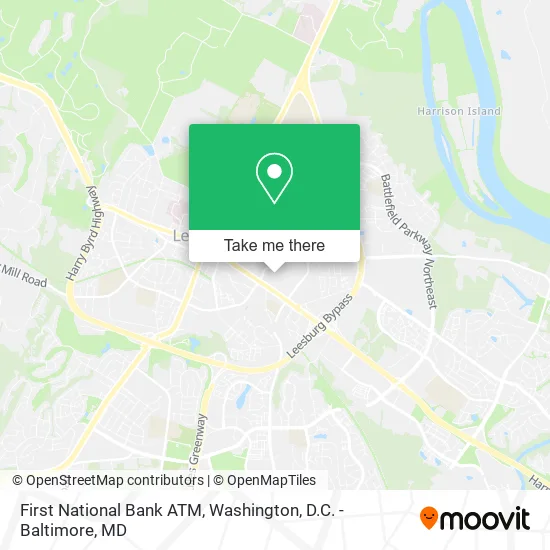 First National Bank ATM map
