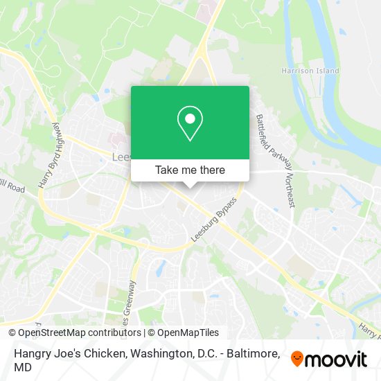 Hangry Joe's Chicken map