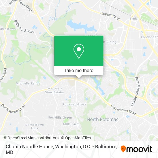 Mapa de Chopin Noodle House
