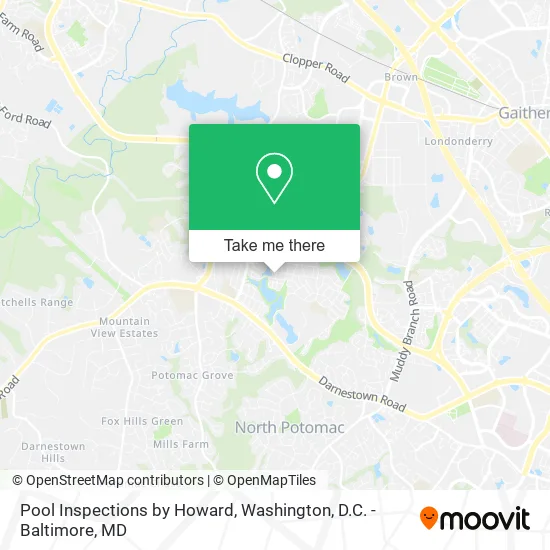 Pool Inspections by Howard map