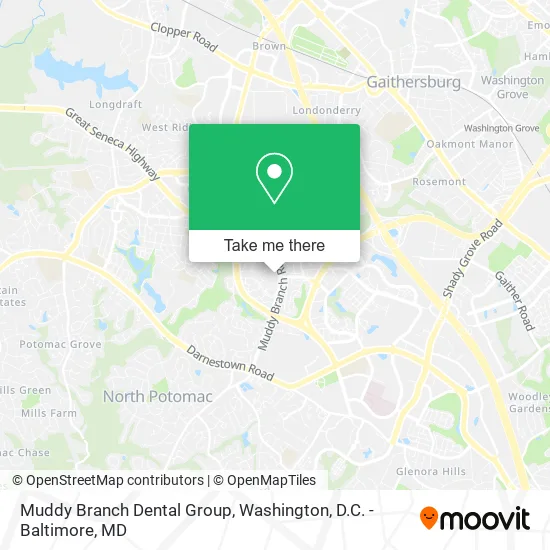 Muddy Branch Dental Group map