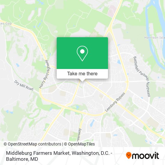 Mapa de Middleburg Farmers Market