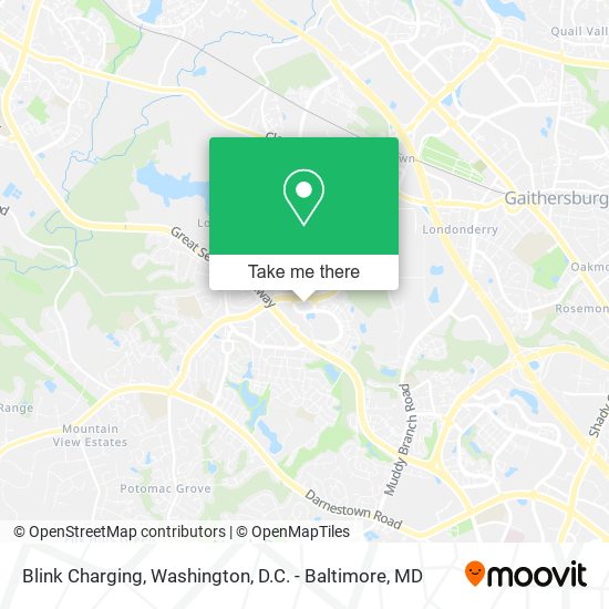 Blink Charging map