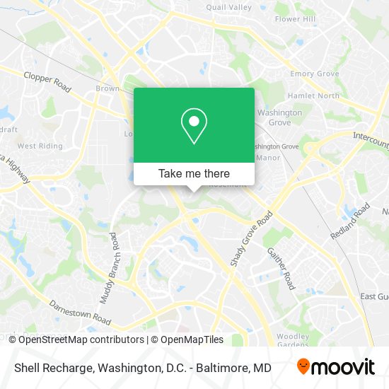 Shell Recharge map