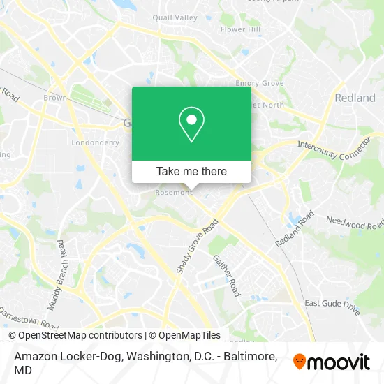 Amazon Locker-Dog map