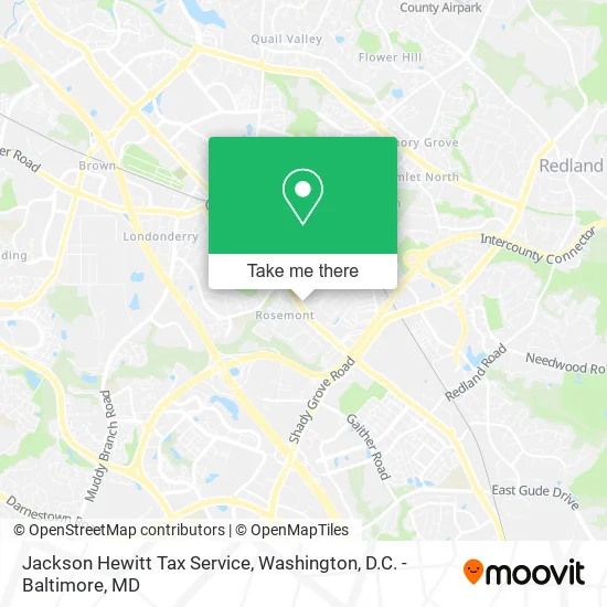 Jackson Hewitt Tax Service map